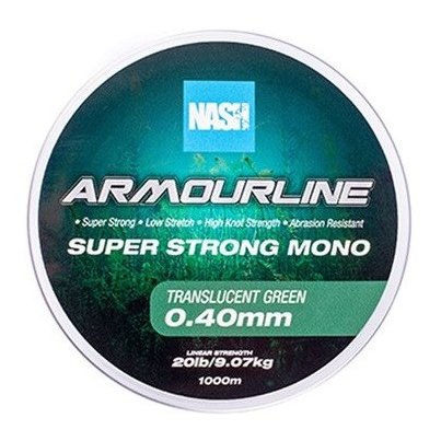 Nash Vlasec Armourline Super Strong Mono Green 1000 m - 0,40 mm 9,07 kg