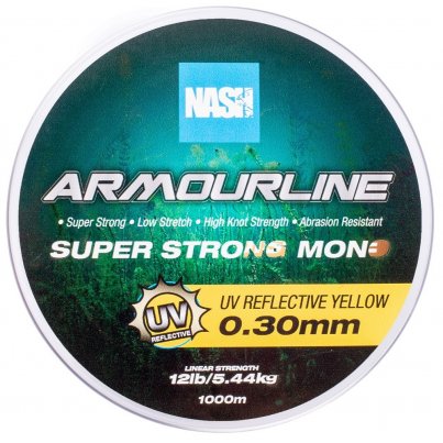 Nash Vlasec Armourline Super Strong Mono UV Yellow