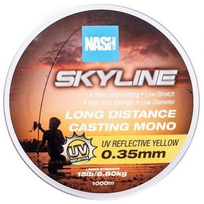 Nash Vlasec Skyline Mono UV Yellow 1000 m - 0,35 mm 6,8 kg