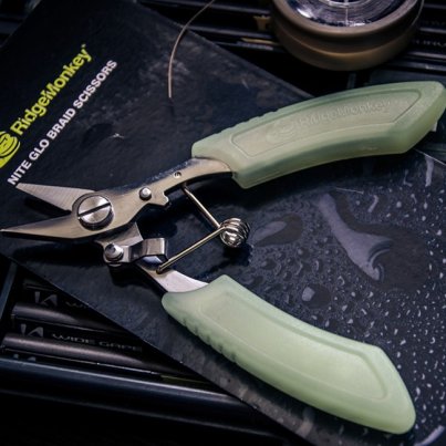 RidgeMonkey Svítící nůžky Nite Glow Scissors
