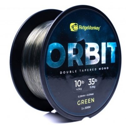 RidgeMonkey Vlasec RM-Tec Orbit Double Tapered Mono 3x300m 0,30-0,57mm