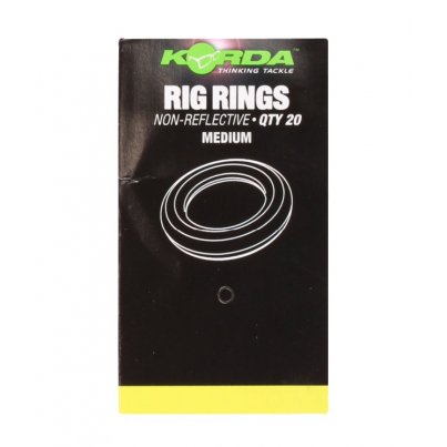 Korda Ocelové kroužky Rig Rings Medium 20ks