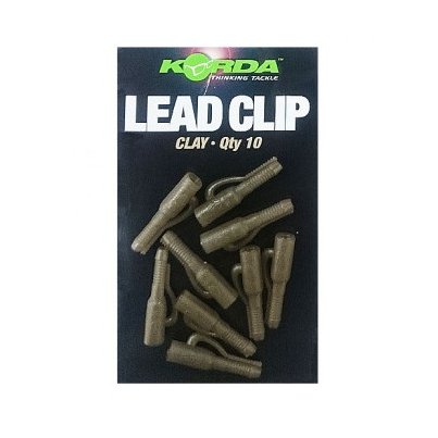 Korda Závěs na olovo Lead Clip Clay 10ks