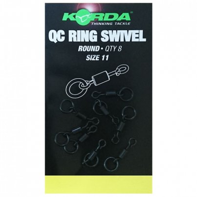 Korda Obratlík QC Ring Swivels vel.11 8ks