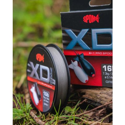 Spomb Šňůra XD Pro Braid Grey 0,14 mm 300 m