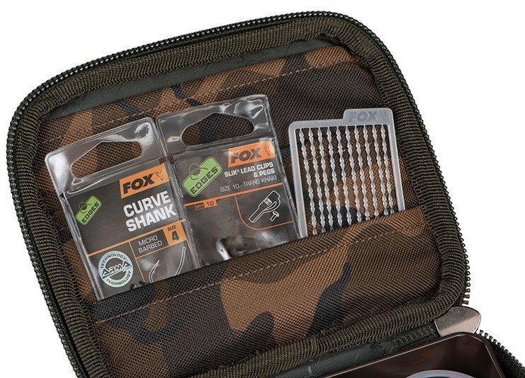 Sac De Pêche Fox Camolite Pour Plombs Et Accessoires - 22x8x14 Cm, Camouflage, Pratique
