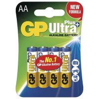 Alkalická baterie GP Ultra Plus LR6 (AA), 4 ks