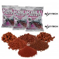 Bait-Tech pelety Krill Pre-Drilled 900g s dírou