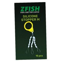 Zfish Zarážky Silicone Stopper čirá M 15ks