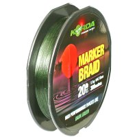 Korda šňůra na markery Marker Braid 20lb 300m 0,16mm tmavě zelená
