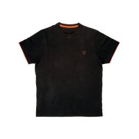 Fox Tričko Brushed Cotton T-Shirt Black/Orange vel.S