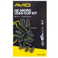 Avid Carp Závěs na olovo Outline QC Lead Clip Kit 7ks