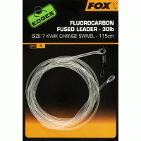 Fox Edges Hotová montáž Fluorocarbon Fused Leader 30lb