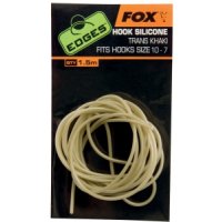 Fox Edges Hook Silicone trans khaki hooks size 7 - 10 1,5m