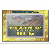 Fishing Invest Dárkový poukaz 500kč