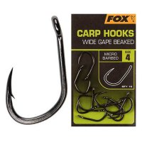 Fox Carp Hooks Wide Gape Beaked