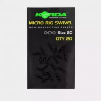 Korda Obratlík Micro Rig Swivel 20ks