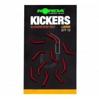 Korda Rovnátko na háček Kickers Large Bloodworm Red 10ks