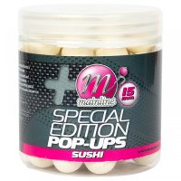 Mainline Plovoucí Boilies Limited Edition Pop Ups Sushi 15mm White
