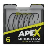 RidgeMonkey Háčky Ape-X Medium Curve Barbed