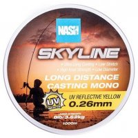Nash Vlasec Skyline Mono UV Yellow 1000 m