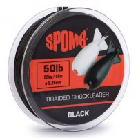 Spomb Šňůra Braided Leader Black 50m 0,26mm 22kg