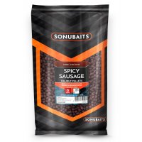 Sonubaits Spicy Sausage Halibut Pellets 8mm