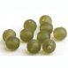 Fox Camo Green Tapered Bore Beads 4mm gumový korálek 30ks