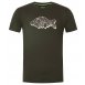 Korda Tričko Outline Tee Dark Olive vel. XL